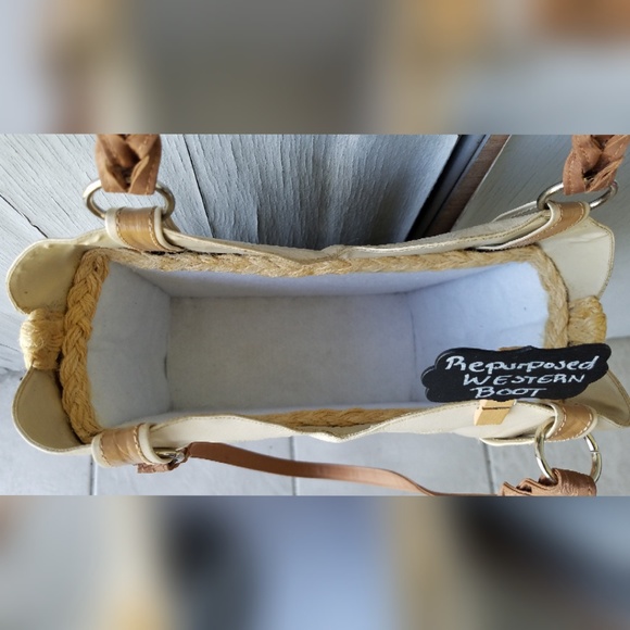 Handmade Repurposed Western Boot - Picture 5 of 5